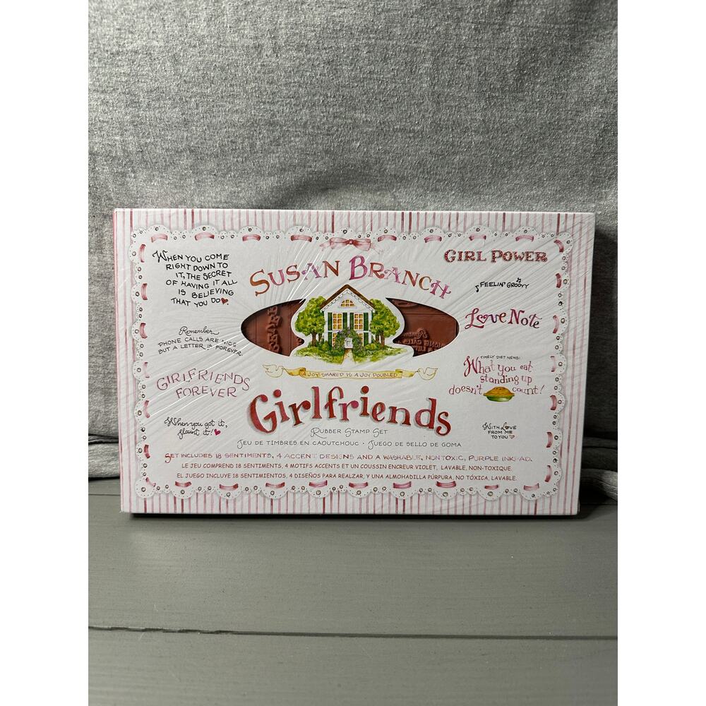 SUSAN BRANCH Girlfriends 22 Rubber Stamps Set #4267L